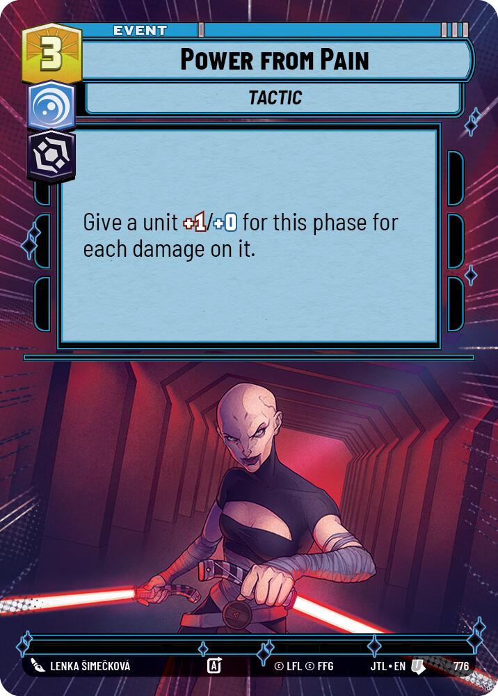 Power from Pain (776) (Hyperspace Foil) (776) [Jump to Lightspeed] - The Mythic Store | 24h Order Processing