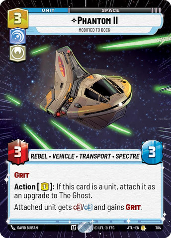 Phantom II - Modified to Dock (784) (Hyperspace Foil) (784) [Jump to Lightspeed] - The Mythic Store | 24h Order Processing