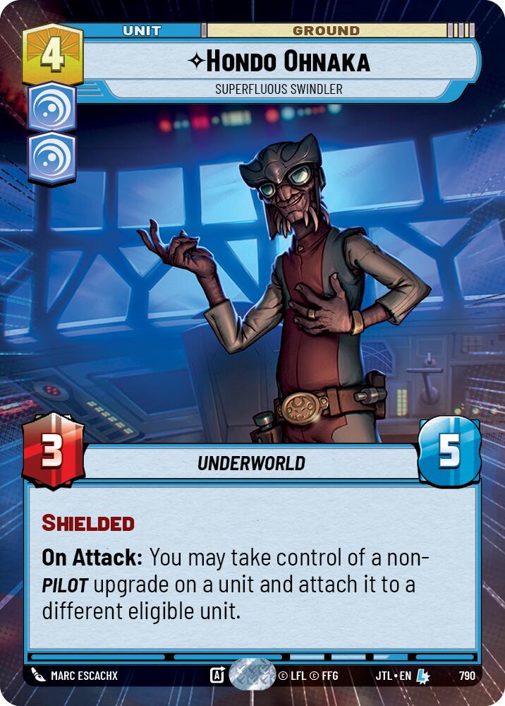 Hondo Ohnaka - Superfluous Swindler (790) (Hyperspace Foil) (790) [Jump to Lightspeed] - The Mythic Store | 24h Order Processing