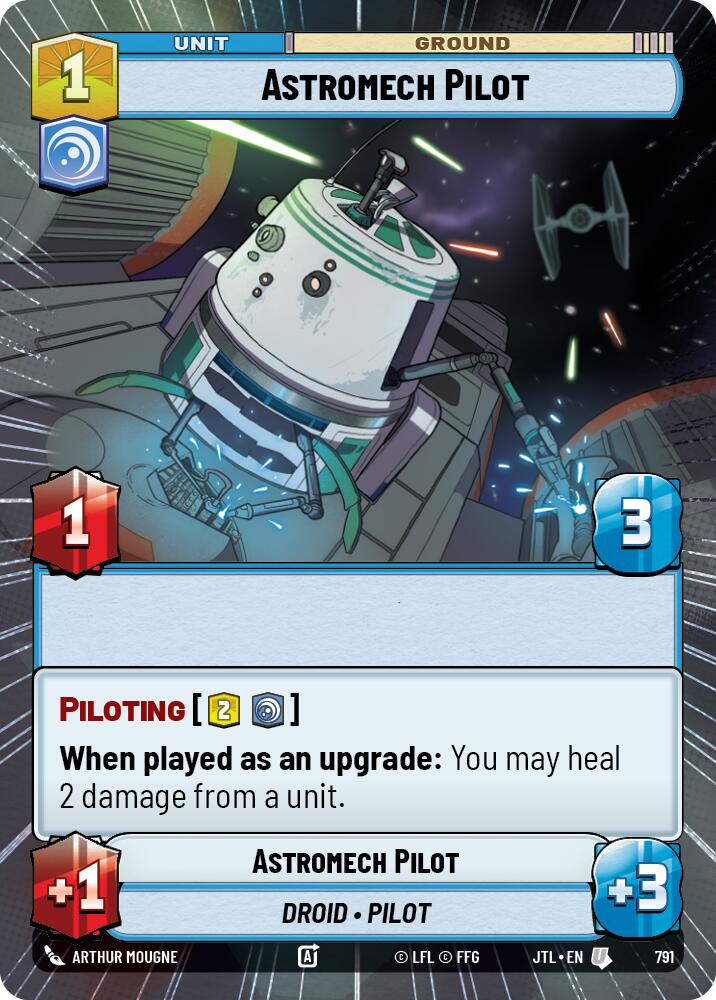 Astromech Pilot (791) (Hyperspace Foil) (791) [Jump to Lightspeed] - The Mythic Store | 24h Order Processing