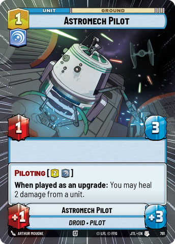 Astromech Pilot (791) (Hyperspace Foil) (791) [Jump to Lightspeed] - The Mythic Store | 24h Order Processing