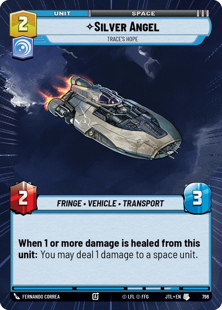 Silver Angel - Trace's Hope (796) (Hyperspace Foil) (796) [Jump to Lightspeed] - The Mythic Store | 24h Order Processing