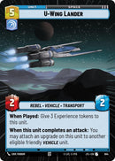 U-Wing Lander (804) (Hyperspace Foil) (804) [Jump to Lightspeed] - The Mythic Store | 24h Order Processing