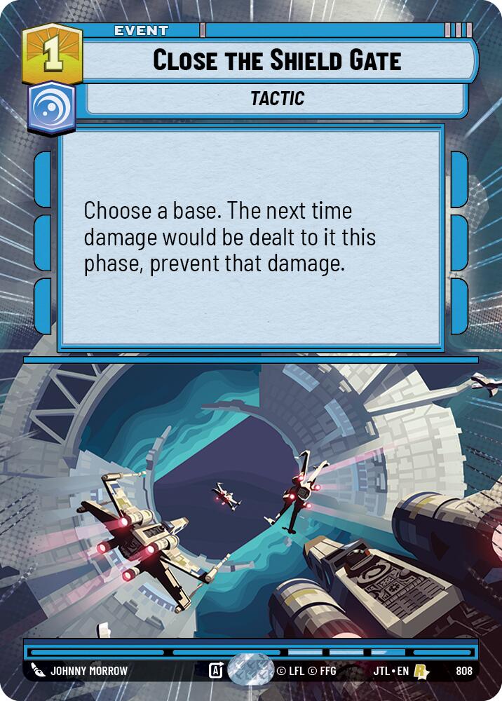 Close the Shield Gate (808) (Hyperspace Foil) (808) [Jump to Lightspeed] - The Mythic Store | 24h Order Processing