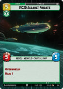 MC30 Assault Frigate (852) (Hyperspace Foil) (852) [Jump to Lightspeed] - The Mythic Store | 24h Order Processing
