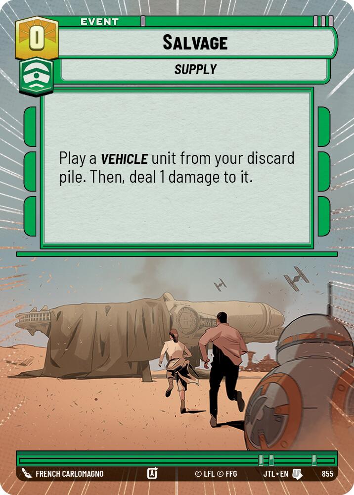 Salvage (855) (Hyperspace Foil) (855) [Jump to Lightspeed] - The Mythic Store | 24h Order Processing