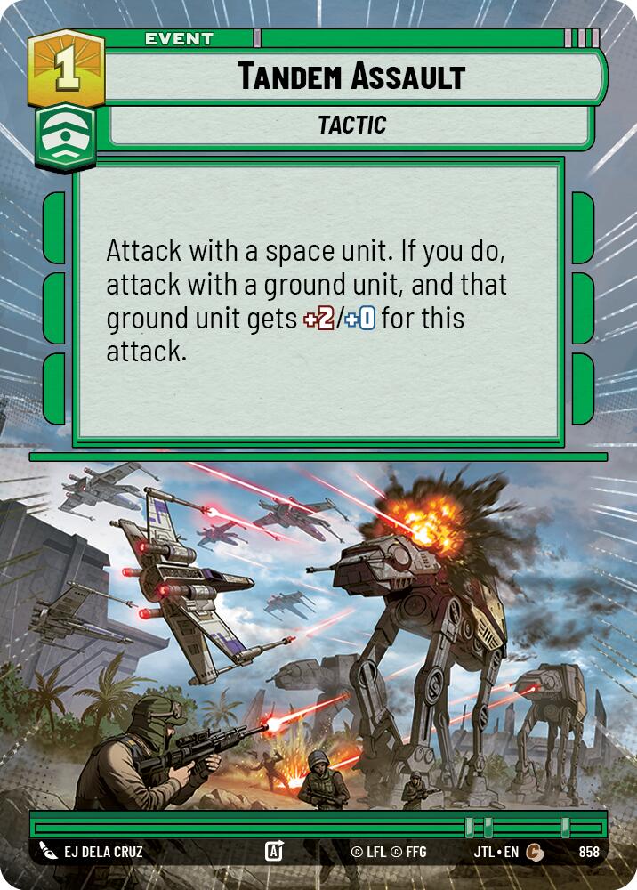 Tandem Assault (858) (Hyperspace Foil) (858) [Jump to Lightspeed] - The Mythic Store | 24h Order Processing