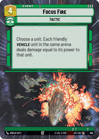 Focus Fire (863) (Hyperspace Foil) (863) [Jump to Lightspeed] - The Mythic Store | 24h Order Processing