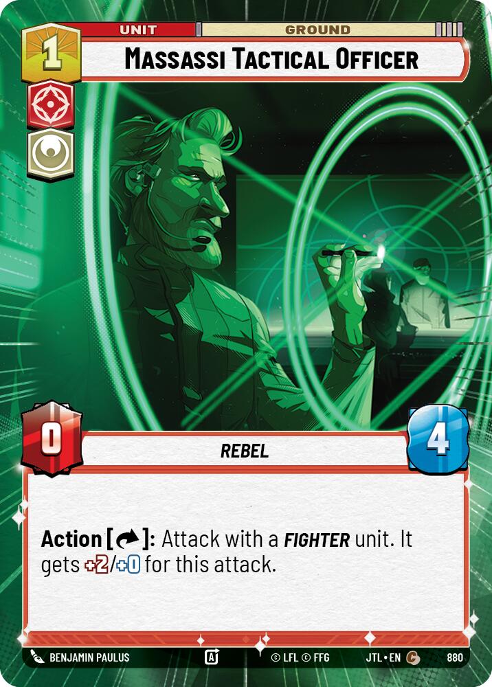 Massassi Tactical Officer (880) (Hyperspace Foil) (880) [Jump to Lightspeed] - The Mythic Store | 24h Order Processing