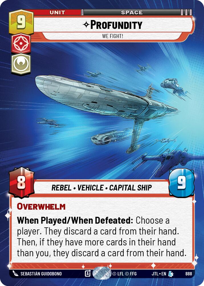 Profundity - We Fight! (888) (Hyperspace Foil) (888) [Jump to Lightspeed] - The Mythic Store | 24h Order Processing