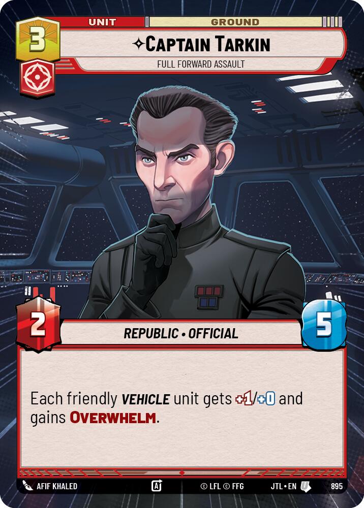 Captain Tarkin - Full Forward Assault (895) (Hyperspace Foil) (895) [Jump to Lightspeed] - The Mythic Store | 24h Order Processing