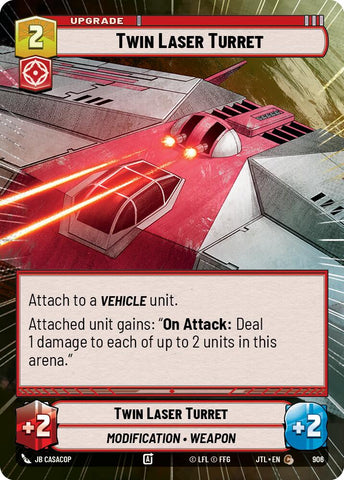 Twin Laser Turret (906) (Hyperspace Foil) (906) [Jump to Lightspeed] - The Mythic Store | 24h Order Processing