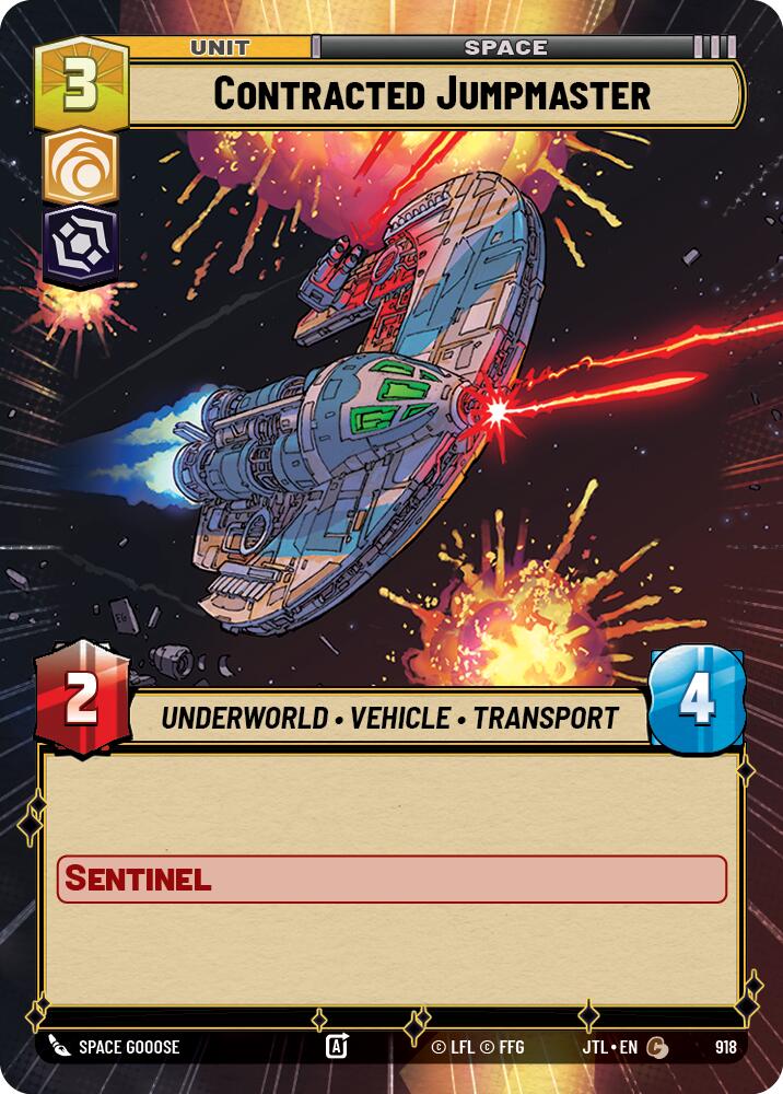 Contracted Jumpmaster (918) (Hyperspace Foil) (918) [Jump to Lightspeed] - The Mythic Store | 24h Order Processing