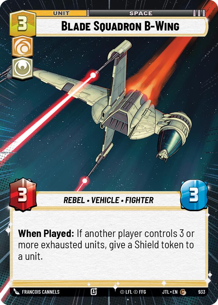 Blade Squadron B-Wing (933) (Hyperspace Foil) (933) [Jump to Lightspeed] - The Mythic Store | 24h Order Processing