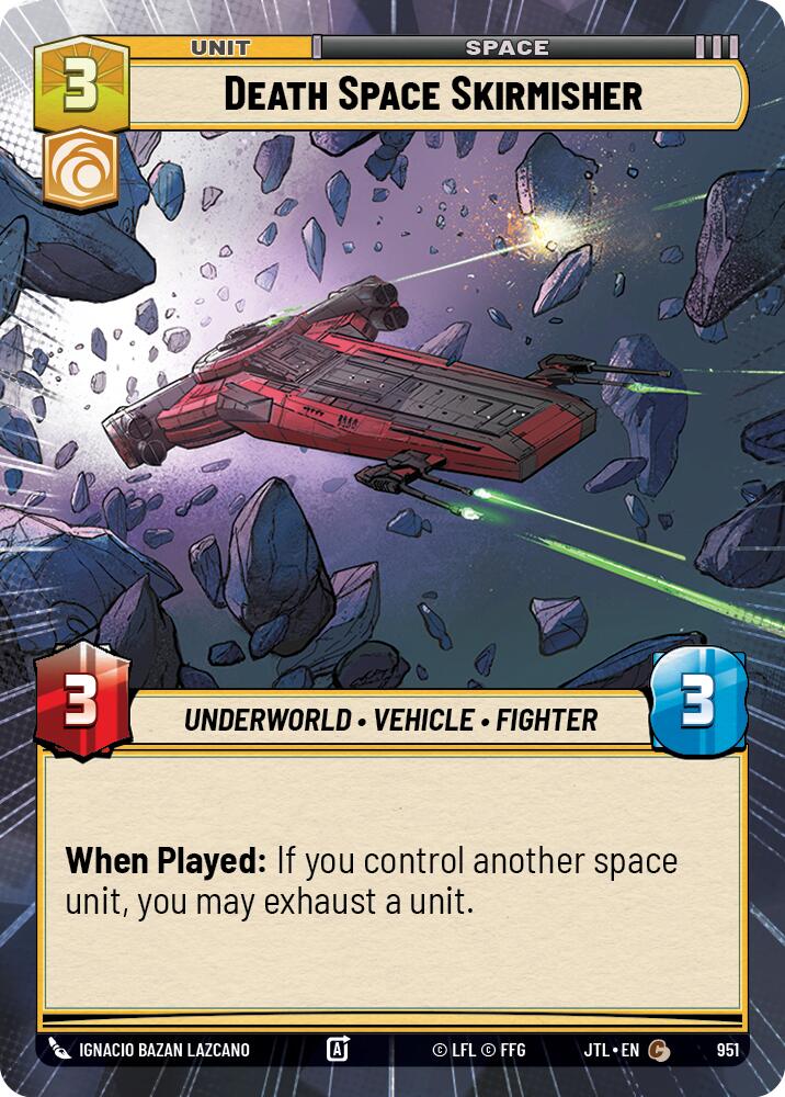Death Space Skirmisher (951) (Hyperspace Foil) (951) [Jump to Lightspeed] - The Mythic Store | 24h Order Processing