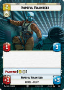 Hopeful Volunteer (980) (Hyperspace Foil) (980) [Jump to Lightspeed] - The Mythic Store | 24h Order Processing