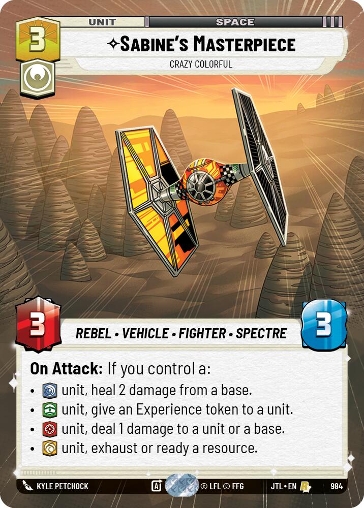 Sabine's Masterpiece - Crazy Colorful (984) (Hyperspace Foil) (984) [Jump to Lightspeed] - The Mythic Store | 24h Order Processing
