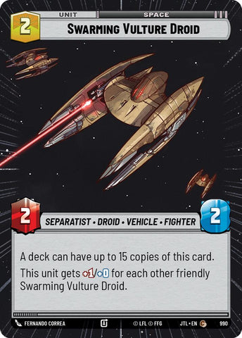 Swarming Vulture Droid (990) (Hyperspace Foil) (990) [Jump to Lightspeed] - The Mythic Store | 24h Order Processing