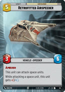 Retrofitted Airspeeder (993) (Hyperspace Foil) (993) [Jump to Lightspeed] - The Mythic Store | 24h Order Processing