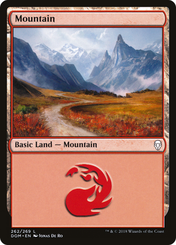 Mountain (262) [Dominaria] - The Mythic Store | 24h Order Processing