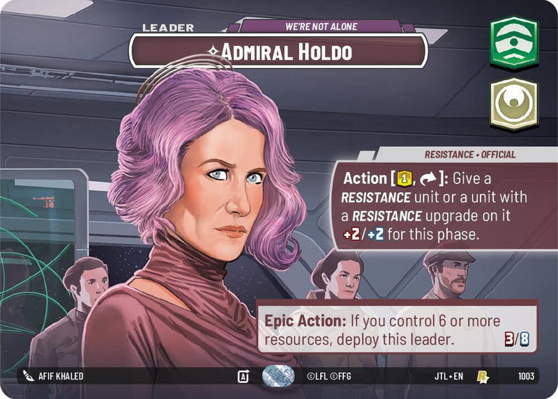 Admiral Holdo - We're Not Alone (1003) (Showcase) (1003) [Jump to Lightspeed] - The Mythic Store | 24h Order Processing