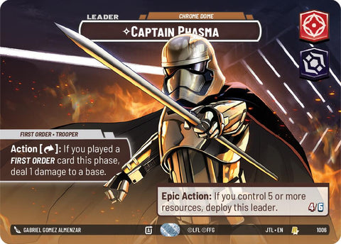 Captain Phasma - Chrome Dome (1006) (Showcase) (1006) [Jump to Lightspeed] - The Mythic Store | 24h Order Processing