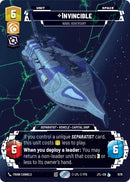 Invincible - Naval Adversary (1076) (Prestige Foil) (1076) [Jump to Lightspeed] - The Mythic Store | 24h Order Processing