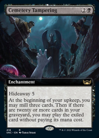 Cemetery Tampering (Extended Art) [Streets of New Capenna] - The Mythic Store | 24h Order Processing