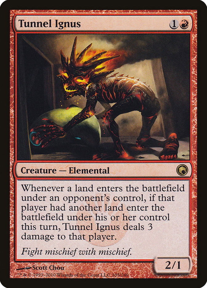 Tunnel Ignus [Scars of Mirrodin] - The Mythic Store | 24h Order Processing