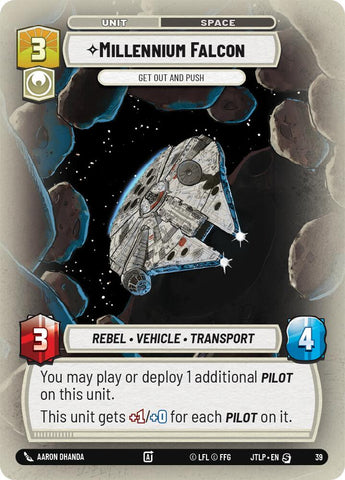 Millennium Falcon - Get Out And Push (39) (39) [Jump to Lightspeed: Weekly Play] - The Mythic Store | 24h Order Processing