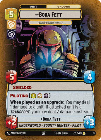 Boba Fett - Feared Bounty Hunter (15) (15) [Jump to Lightspeed: Weekly Play] - The Mythic Store | 24h Order Processing