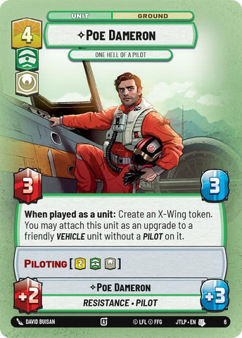 Poe Dameron - One Hell of a Pilot (6) (6) [Jump to Lightspeed: Weekly Play] - The Mythic Store | 24h Order Processing