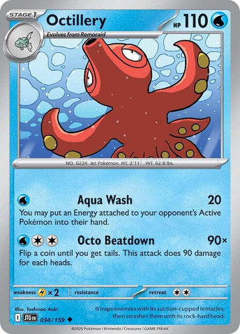 Octillery (034/159) [Scarlet & Violet: Journey Together] - The Mythic Store | 24h Order Processing