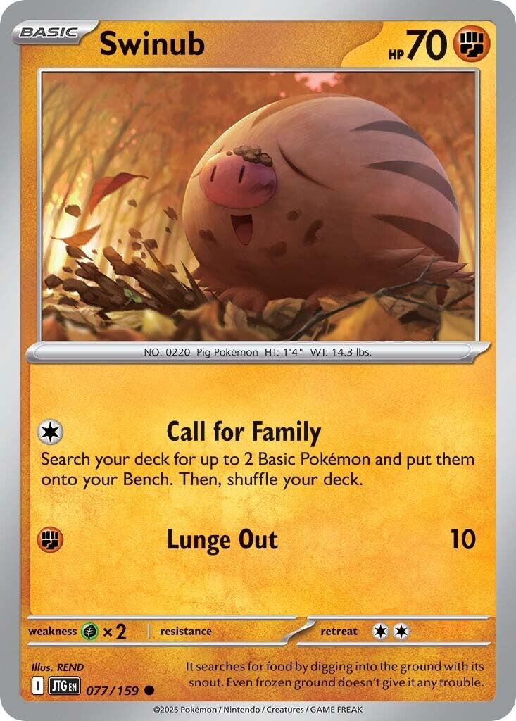 Swinub (077/159) [Scarlet & Violet: Journey Together] - The Mythic Store | 24h Order Processing