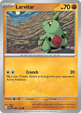 Larvitar (080/159) [Scarlet & Violet: Journey Together] - The Mythic Store | 24h Order Processing