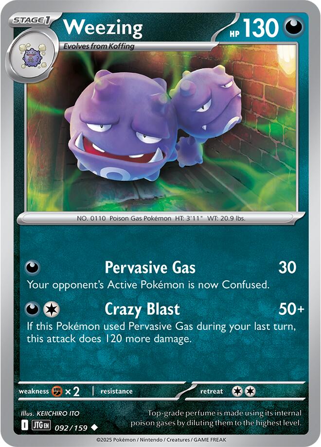 Weezing (092/159) [Scarlet & Violet: Journey Together] - The Mythic Store | 24h Order Processing