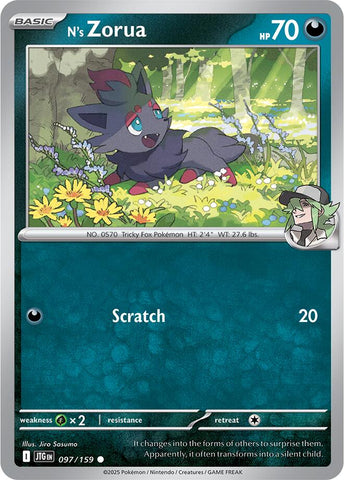 N's Zorua (097/159) [Scarlet & Violet: Journey Together] - The Mythic Store | 24h Order Processing