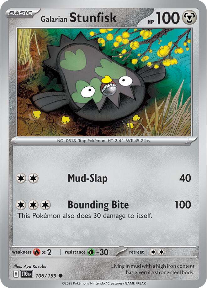 Galarian Stunfisk (106/159) [Scarlet & Violet: Journey Together] - The Mythic Store | 24h Order Processing