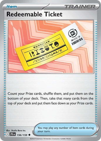 Redeemable Ticket (156/159) [Scarlet & Violet: Journey Together] - The Mythic Store | 24h Order Processing
