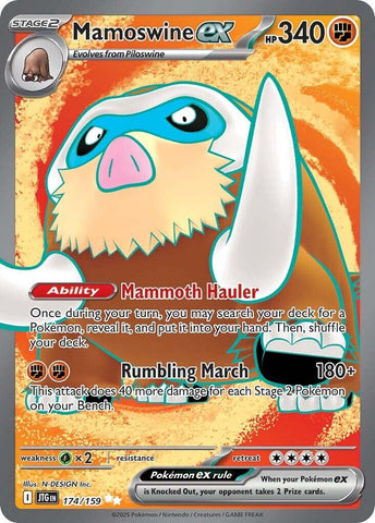 Mamoswine ex (174/159) [Scarlet & Violet: Journey Together] - The Mythic Store | 24h Order Processing