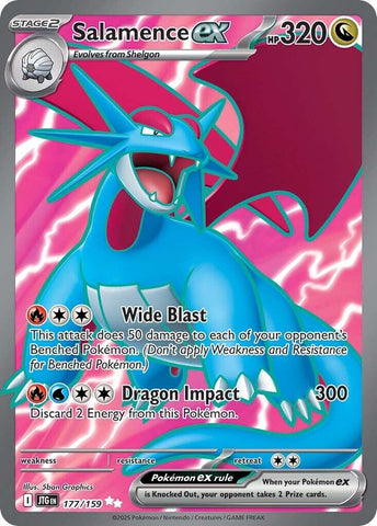Salamence ex (177/159) [Scarlet & Violet: Journey Together] - The Mythic Store | 24h Order Processing