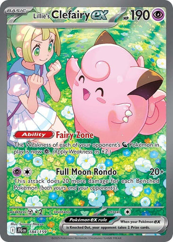 Lillie's Clefairy ex (184/159) [Scarlet & Violet: Journey Together] - The Mythic Store | 24h Order Processing