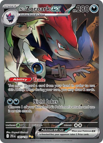 N's Zoroark ex (185/159) [Scarlet & Violet: Journey Together] - The Mythic Store | 24h Order Processing