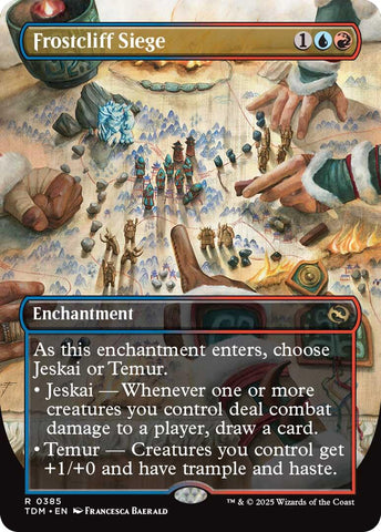 Frostcliff Siege (Borderless) [Tarkir: Dragonstorm] - The Mythic Store | 24h Order Processing