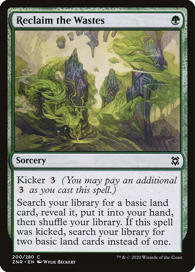 Reclaim the Wastes [Zendikar Rising] - The Mythic Store | 24h Order Processing