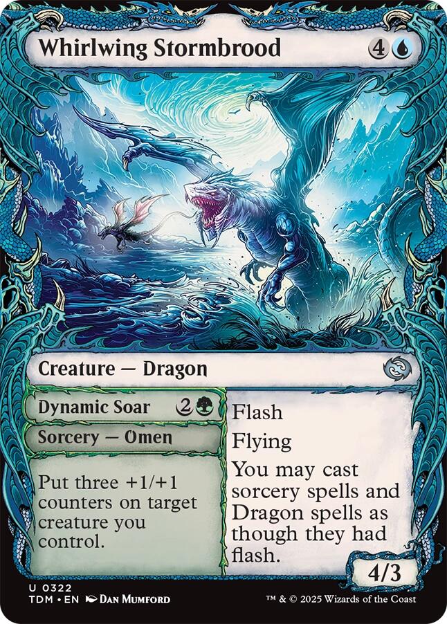 Whirlwing Stormbrood (Showcase) [Tarkir: Dragonstorm] - The Mythic Store | 24h Order Processing