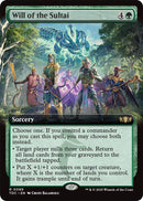 Will of the Sultai (Extended Art) [Tarkir: Dragonstorm Commander] - The Mythic Store | 24h Order Processing