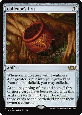 Colfenor's Urn [Tarkir: Dragonstorm Commander] - The Mythic Store | 24h Order Processing