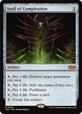 Staff of Compleation [Tarkir: Dragonstorm Commander] - The Mythic Store | 24h Order Processing