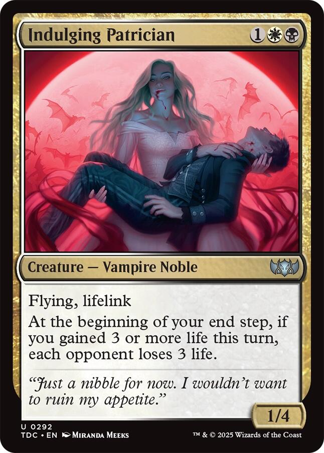 Indulging Patrician [Tarkir: Dragonstorm Commander] - The Mythic Store | 24h Order Processing